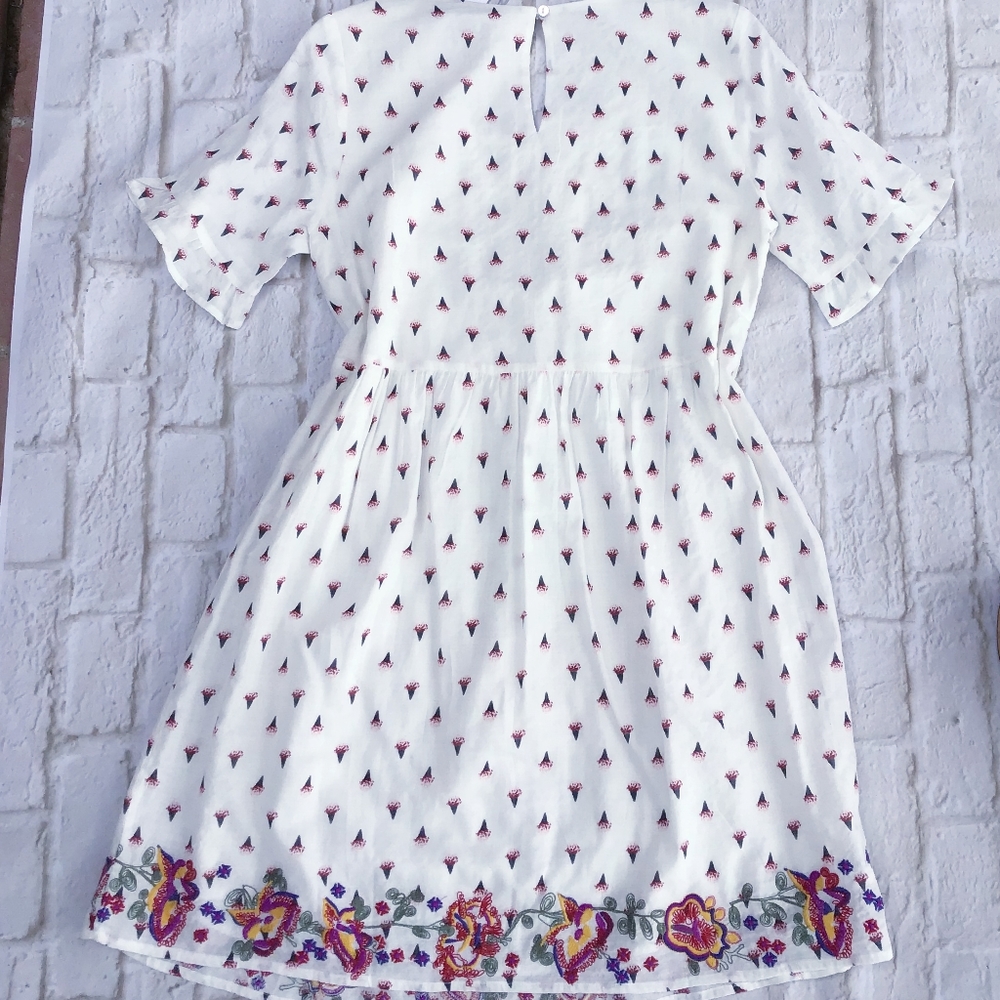 SKIES ARE BLUE Stitch Fix Boho Embroidered Dress - Picture 9 of 10